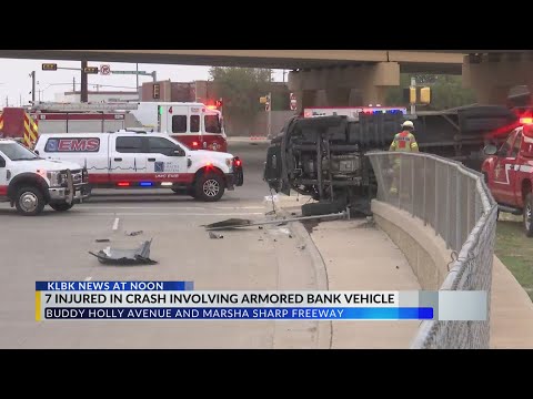 1 seriously injured, 6 with moderate injuries in Lubbock crash Thursday morning