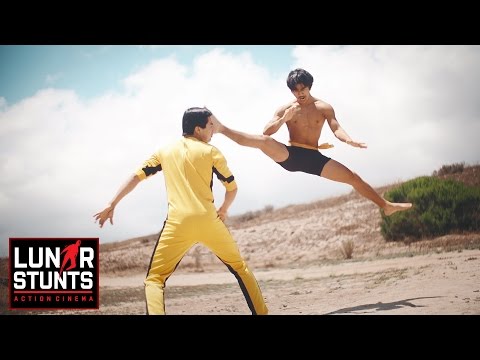 BRUCE LEE vs JEAN CLAUDE VAN DAMME Funny Fight Scene