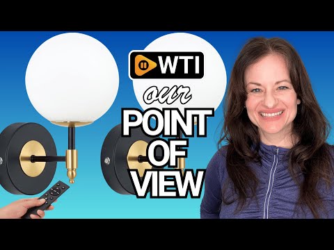 Battery Operated Globe Wall Sconces Set of 2 - WTI product video review