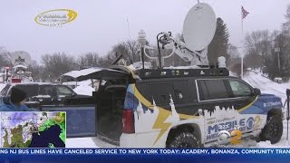 Mobile Weather Lab Braves The Elements In Sparta, NJ