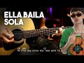 Ella Baila Sola Eslabon Armado Y Peso Pluma GUITARRA Cover REQUINTO ACORDES Christianvib