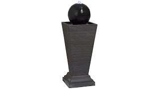 Orbital Pedestal Floor Fountain