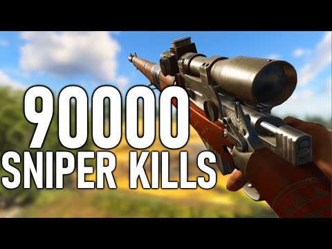 What 90000 Sniper Kills Experience Looks Like on Battlefield 5.....