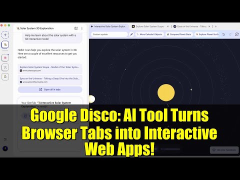 Google Disco: AI Tool Turns Browser Tabs into Interactive Web Apps!