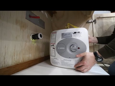 Under sink Mini Tank Electric Water Heater Install