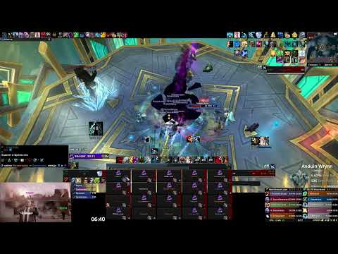 Зайцы vs Anduin Wrynn Mythic - Restoration shaman PoV