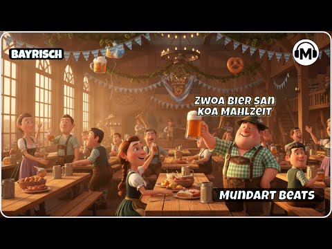 Zwoa Bier san koa Mahlzeit | Bairische Volks Musik Comedy