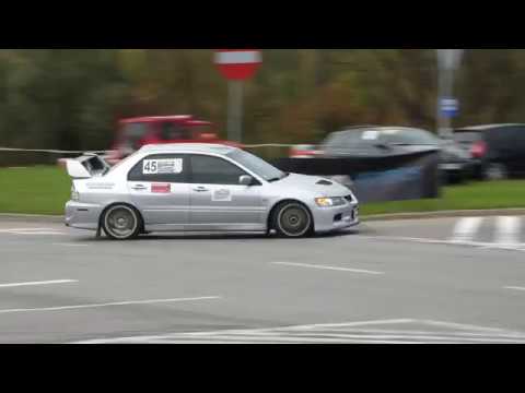 Super Oes 2017 Nowy Sącz #45 Damian Nowak/Krzysztof Czoch - Mitsubishi Lancer przejazd 3