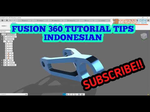 Fusion 360 Tutorial 5 Tips Beginners Should Know Indonesian