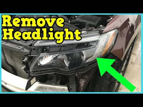 Honda Pilot 2016 2017 2018 2019 Headlight Removal How to Remove Replace Install