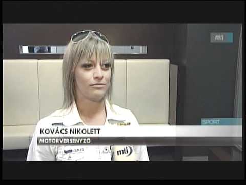 Kovács Niki-MTV1 Sporthírek 2012.május 09.