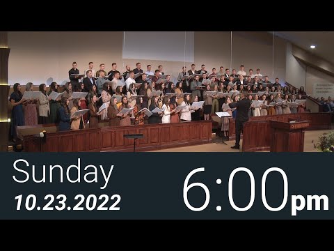 10/23/2022 Sunday 6pm - Full Service