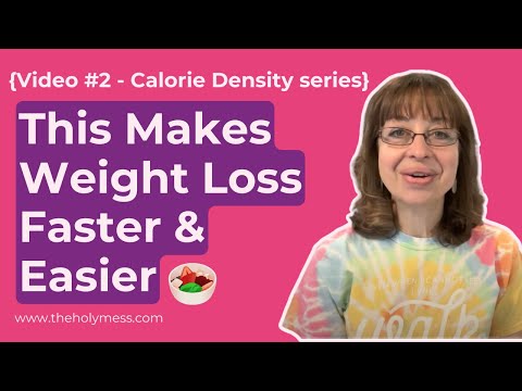 this makes weight loss faster & easier {Video #2 - Calorie Density series 🥝🍌🍊}