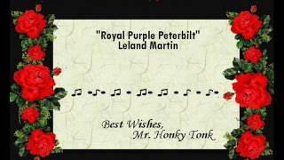 Royal Purple Peterbilt Leland Martin