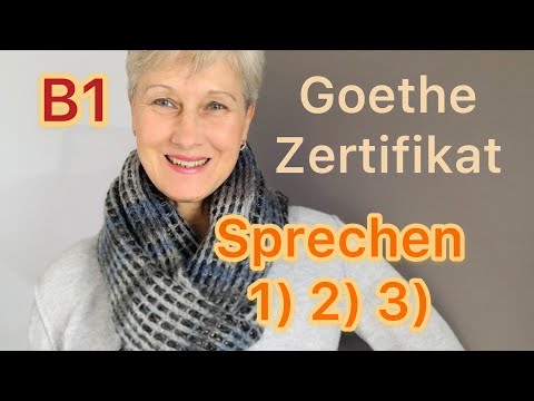 B1 Goethe Sprechen 1)2)3) | Deutsch lernen