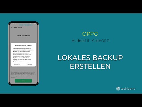 Lokales Backup erstellen - Oppo [Android 11 - ColorOS 11]