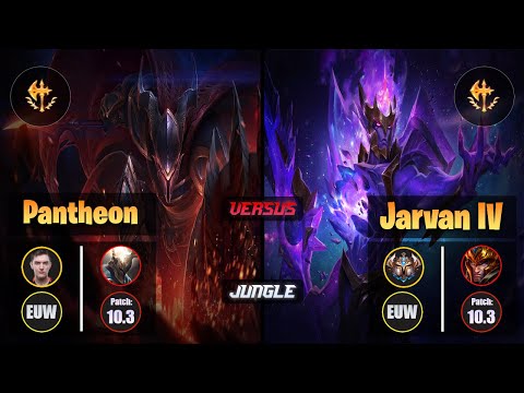 Selfmade PANTHEON (Jungle) [Conqueror] VS JARVAN IV - Challenger EUW Patch 10.3
