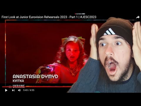 First Look: Anastasia Dymyd - Kvitka | 🇺🇦 Ukraine JESC 2023 | REACTION by Klodjan Pellumaj