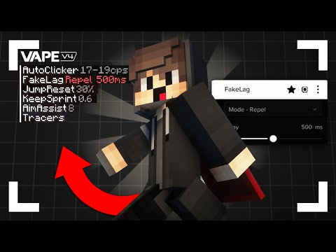 Vape V4 "Repel" FakeLag Showcase on Minemen Club (2026)