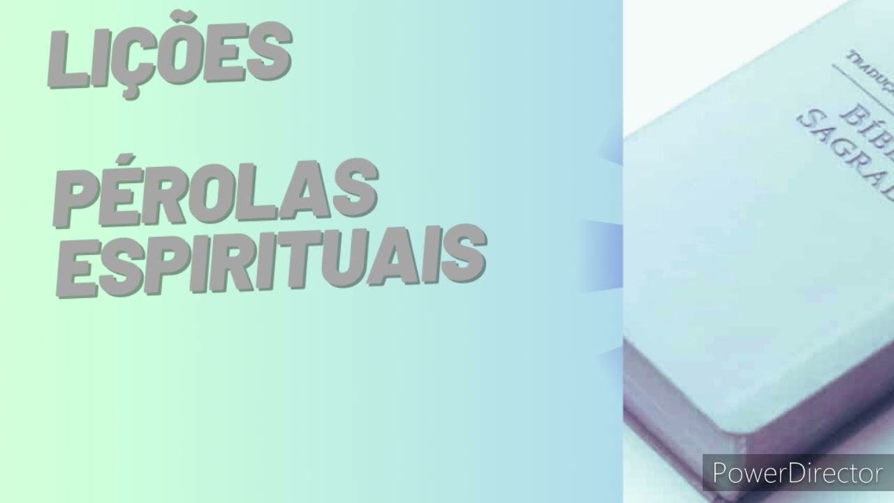 LIÇÕES PÉROLAS ESPIRITUAIS: SEMANA DE 20 À 26 DE JANEIRO DE 2024