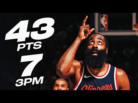 James Harden GETS BUCKETS in The Nation’s Capital! (7 Threes) 🔥| November 27, 2024