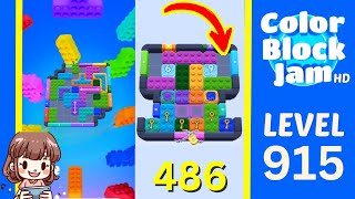 Solution du Niveau 915 de Color Block Jam