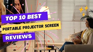 💥 Best Portable Projector Screen 2023 💥 Top 10 Best Portable Projector Screen Review