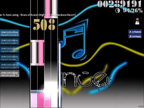 [osu!] Clubringer ft. Kate Lesing - Rivers of Avalon (Nightcore Mix) (marcostudios)