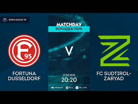 AFL21. Euroleague. B3. Day 10. Fortuna Dusseldorf - FC Sudtirol Zaryad