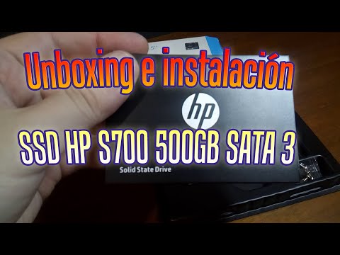 Unboxing e instalación de disco SSD HP S700 500GB SATA 3 | Cómo instalar una Unidad de Estado Solido