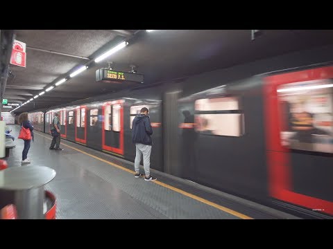 Italy, Milan, metro ride from Precotto to Villa San Giovanni