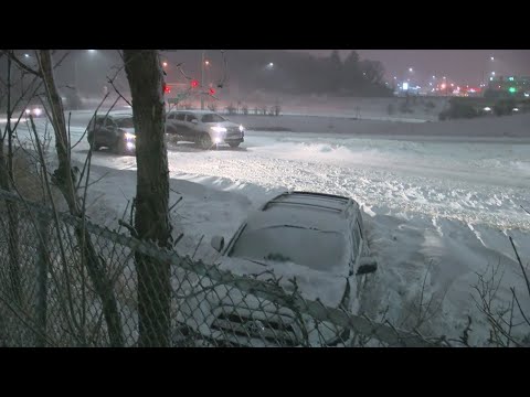 1st Winter Storm Causes Hundreds Of Crashes