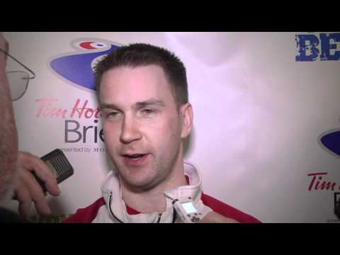2011 Tim Hortons Brier - Draw 8 Media Scrum