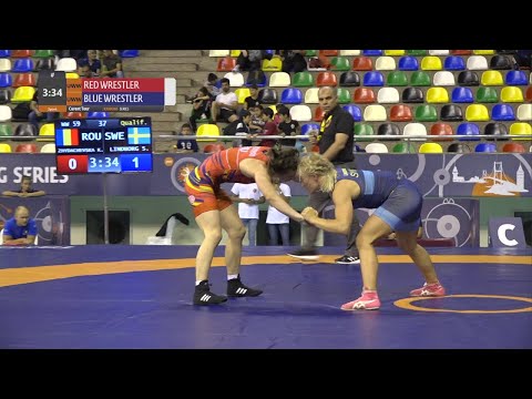 Qual. WW - 59 kg: K. ZHYDACHEVSKA (ROU) v. S. LINDBORG (SWE)