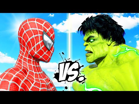 SPIDERMAN (2002) VS SAVAGE HULK | SUPER EPIC BATTLE - KjraGaming