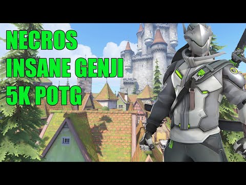 NECROS INSANE GENJI GAMEPLAY 5K POTG - GRAND MASTER OVERWATCH SEASON 29