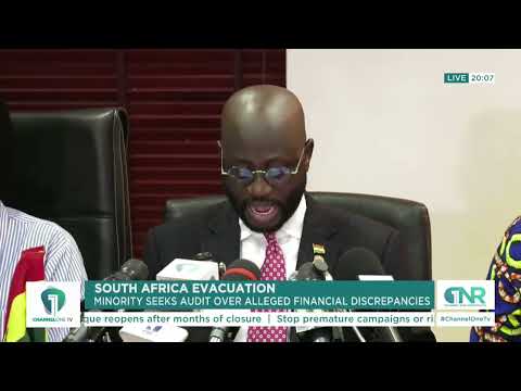 Minority Demands Independent Audit of Ghana’s South Africa Evacuation