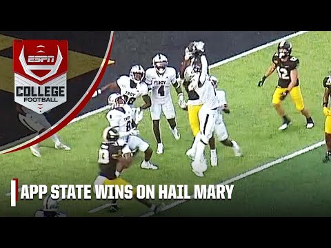 App State Wins Game With A Last Second, 50-Yard Hail Mary Pass