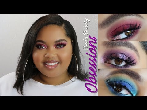 Huda Beauty Precious Stones Obsessions Palettes Review + Eye Demos Video