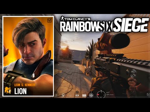 New Lion Elite Skin In-Game Review & Gameplay - Resident Evil Rainbow Six Siege Crossover