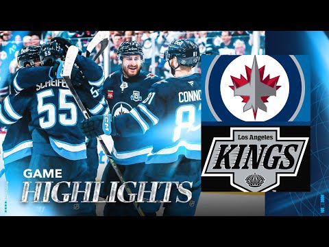 Winnipeg Jets vs. Los Angeles Kings - Game Highlights