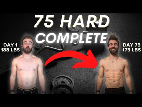 75 Hard COMPLETE!  Everything you need to know.