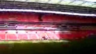 Wembley empty