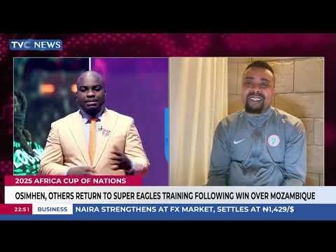 Oshimen, Others Return To Super Eagles Training Following Win Over Mozambique