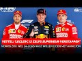 Sebastian Vettel: "Leclerc is een ongelofelijk talent en is zelfs superieur aan Max Verstappen"