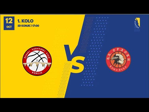 ŽKK Konjic vs KK Orlovi - 1.kolo - 2024/2025 - KSBIH