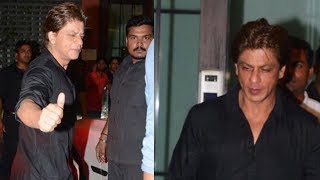 Dapper Shah Rukh Khan Celebrate Diwali At Arpita Khan’s Party