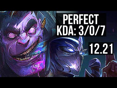 DR. MUNDO vs SHEN (TOP) | Rank 4 Mundo, 3/0/7, 1.5M mastery, 800+ games | KR Challenger | 12.21