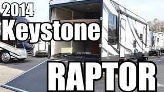 preview picture of video '2014 Keystone Raptor 27FS | Travel Trailer Toy Hauler'