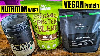 Optimum Nutrition Whey vs Vegan Protein - Full Comparison